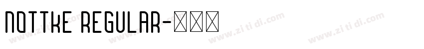 Nottke Regular字体转换